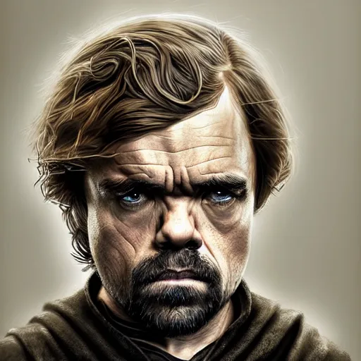 Image similar to peter dinklage as legolas ( ( ears ) ), digital painting, extremely detailed, 4 k, intricate, brush strokes, mark arian, artgerm, bastien lecouffe - deharme