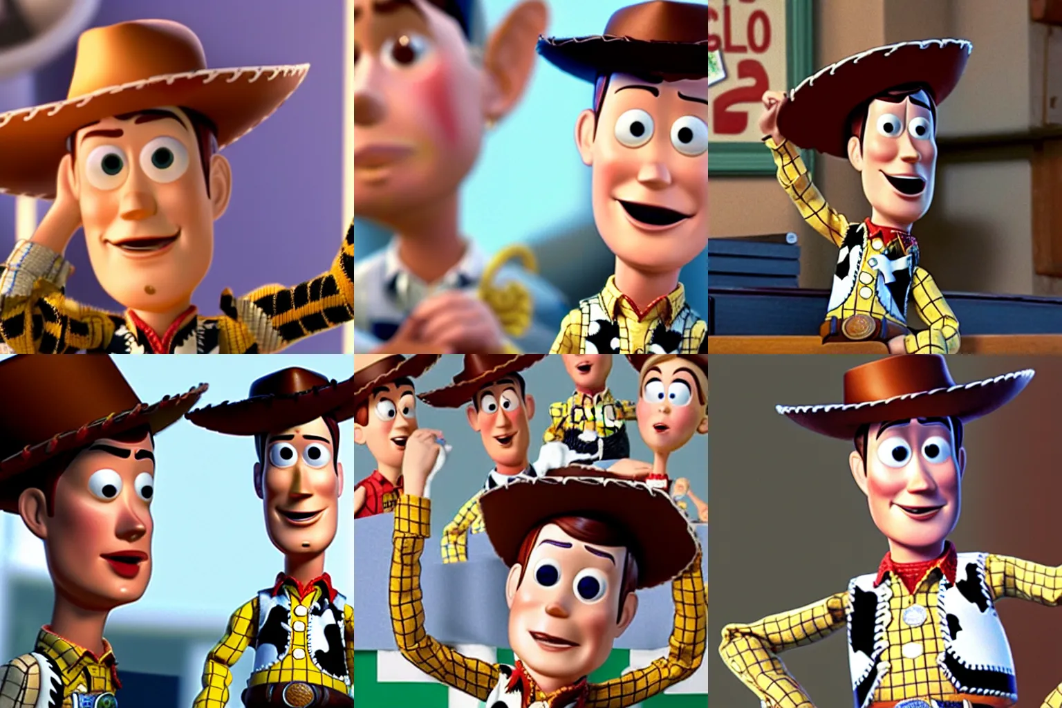 Woody as a stock trader from toy story clutching his | Stable Diffusion |  OpenArt