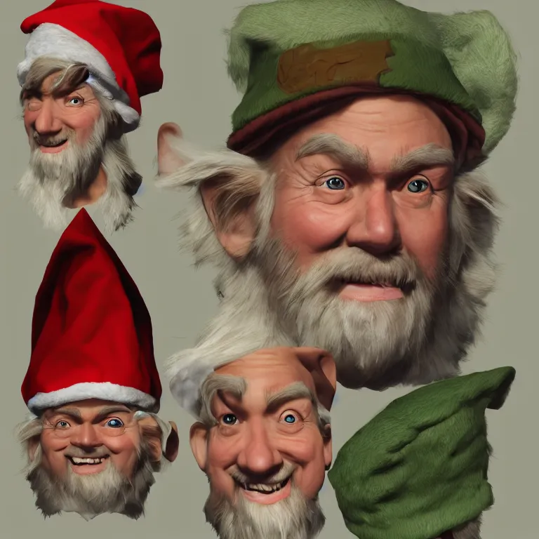 Image similar to Lindsay Graham as the real life Keebler Elf, artstation, highly detailed