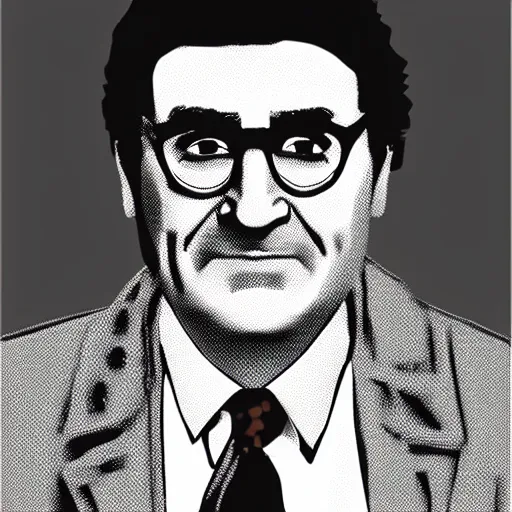 Image similar to schitts creek eugene levy as johnny rose, sticker - art, svg vector, adobe - illustrator