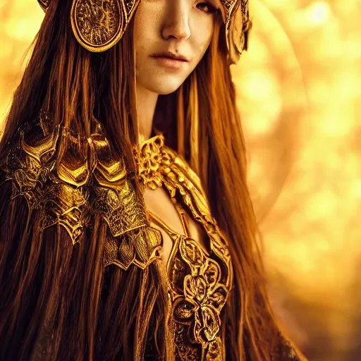 Prompt: beautiful elf with ornate robes, highly detailed, 4k, HDR, smooth, sharp focus, hyper realistic, high resolution