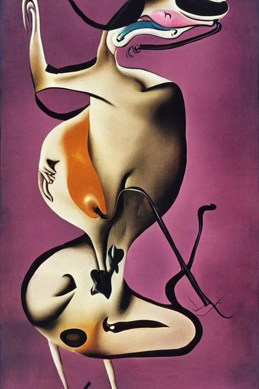 Image similar to The Pink Panther by Salvador Dalí