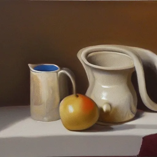 Image similar to still life painting by David Brown, matte, high detailed, realistic