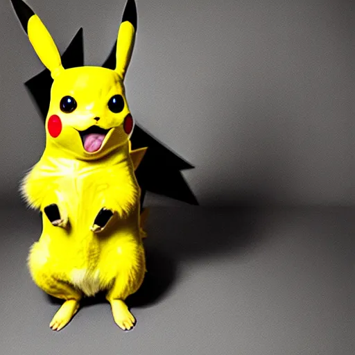 Image similar to real life Pikachu, award winning photo by Annie Liebowitz, studio lighting