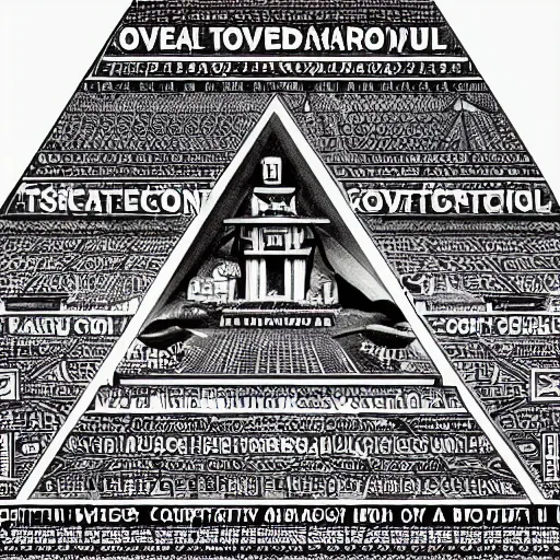 Image similar to it's all a conspiracy. goverment controlled by illuminati. pyramids and the all seeing eye. beautiful detailed. 4 k h 8 0 0