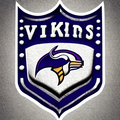 Image similar to nfl logo detailed vector vikings