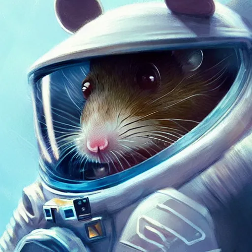 Prompt: a rat wearing an astronaut outfit,digital art,ultra realistic,ultra detailed,art by greg rutkowski,hyperdetailed,detailed face,professional art,art by rossdraws,deviantart,artstation
