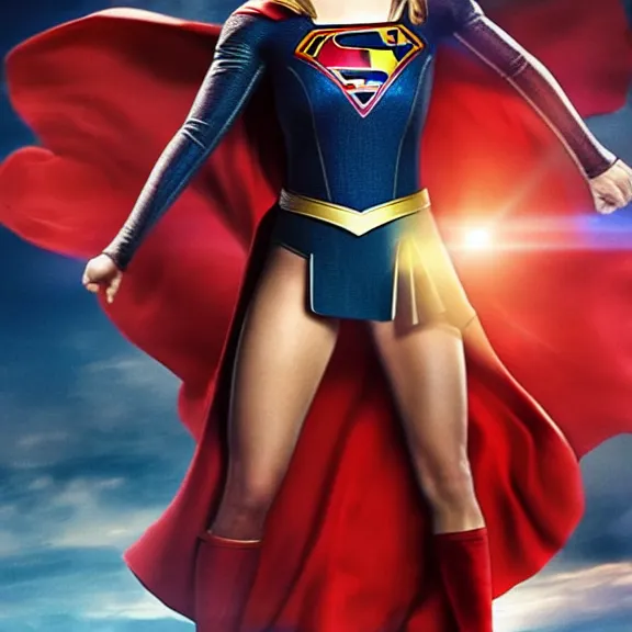 Prompt: emma watson as supergirl