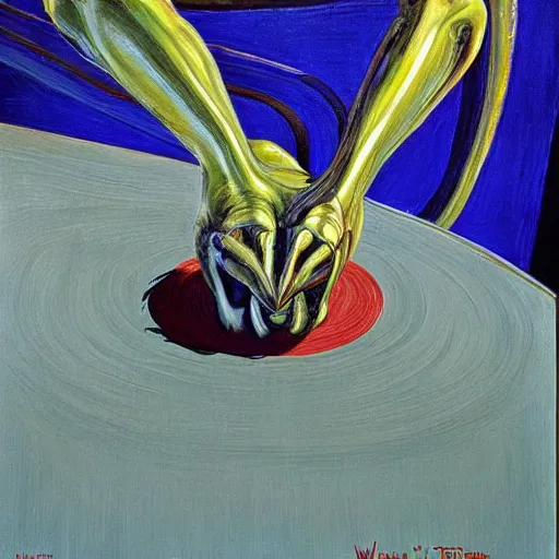 Image similar to alien by wayne thiebaud