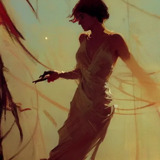 Image similar to ncis, intricate, elegant, highly detailed, greg manchess, mucha, liepke, ruan jia, jeffrey catherine jones, ridley scott