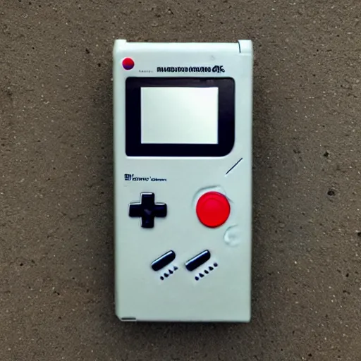 Prompt: gameboy by banksy