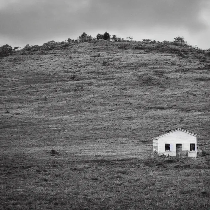 Image similar to a building in a landscape, trending on flickr