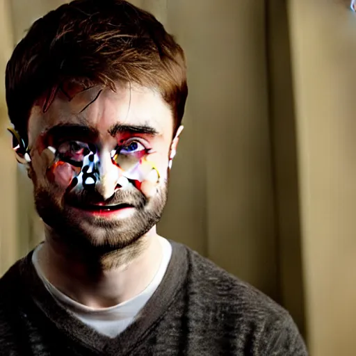 Image similar to daniel radcliffe plays a radish, film still, 8 k, trending