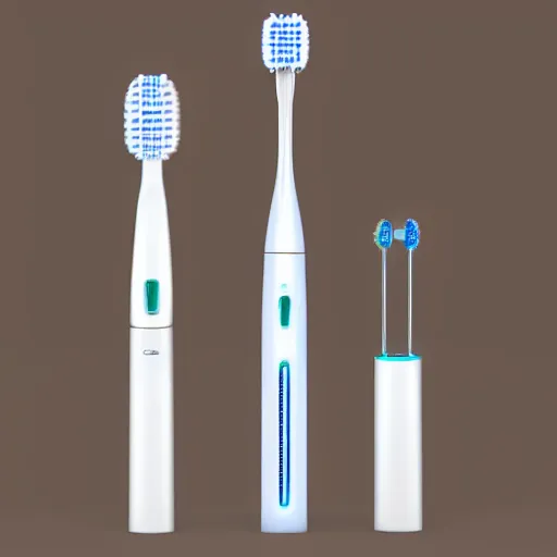 Prompt: electric toothbrush pitchfork