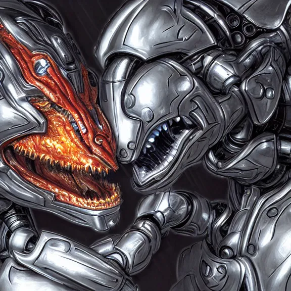 Image similar to detailed shot of a tiny miniscule human getting eaten and swallowed, by a gigantic goddess elegant beautiful stunning anthropomorphic hot robot mecha female dragon, with sleek silver metal armor, OLED visor over eyes, micro art, prey, vore, digital art, mawshot, dragon vore, dragon maw, furry art, high quality, 8k 3D realistic, macro art, micro art, Furaffinity, Deviantart, Eka's Portal, G6