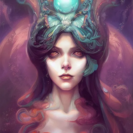 Prompt: a portrait in the style of anna dittmann and donato giancola and peter mohrbacher.