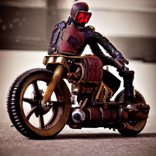 Prompt: kaneda motorcycle, steampunk