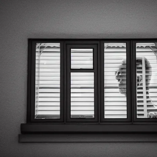 Image similar to robert stack unsolved mysteries staring into a homes window at night, ( sony a 7 r iv, symmetric balance, polarizing filter, photolab, lightroom, 4 k, dolby vision, photography awardm, voque, perfect face )