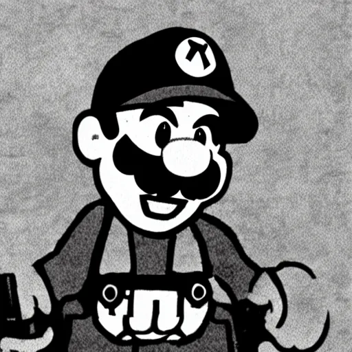 Image similar to super Mario nazi Germany