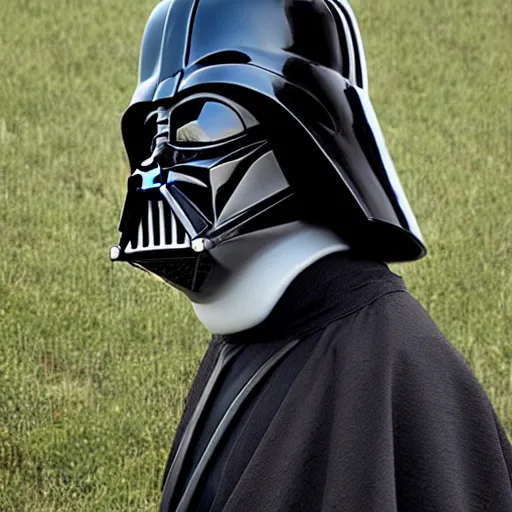 Prompt: Darth Vader as corn on the cob ultra realistic photograph, realistic,