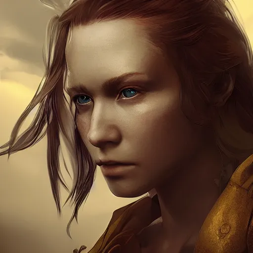 Prompt: unknown Final Fantasy character portrait, atmospheric lighting, painted, intricate, volumetric lighting, beautiful, golden hour, sharp focus, ultra detailed, by Leesha Hannigan, Ross Tran, Thierry Doizon, Kai Carpenter,Ignacio Fernández Ríos