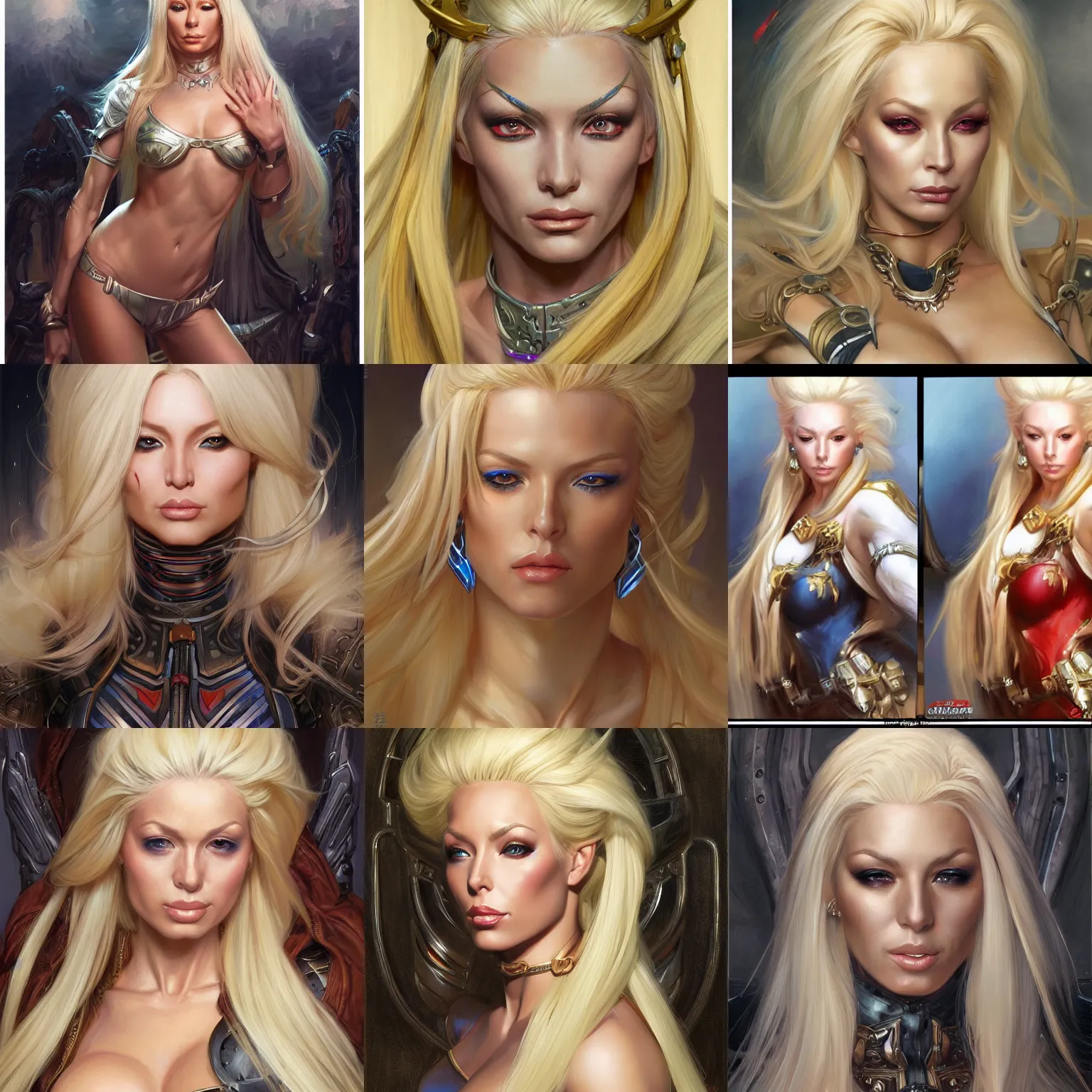 Prompt: isabelledeltore with blonde hair as a fantasy d d character art by donato giancola and bayard wu digital art trending on artstation 4 k