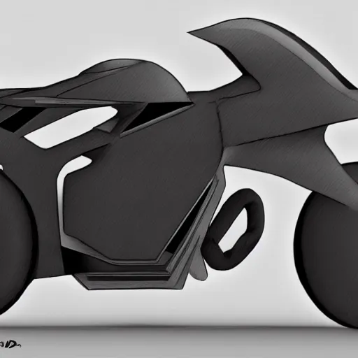 Image similar to drawing of strange concept motorcycle by Japanese engineers, blade runner style, 3d, photorealism