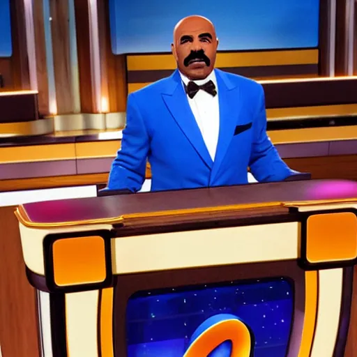 Image similar to Steve harvey as George Washington on family feud