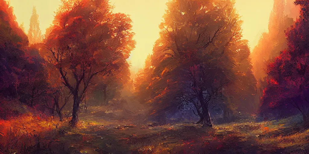 Image similar to landscape, android jones, alena aenami