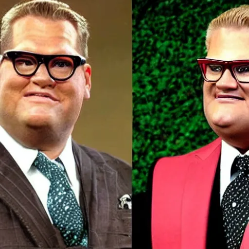 Prompt: one looks like drew carey lol