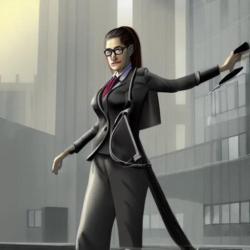 Prompt: a female centaur lawyer working at a law office, lower body of a horse, wears glasses, elegant suit, consummate professional ; digital illustration, cinematic lighting, trending on artstation, photorealistic urban fantasy art, artstation, high detail, beautiful