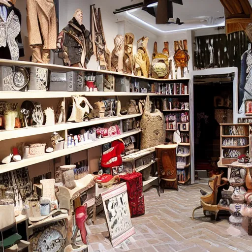 Image similar to Curiosities shop