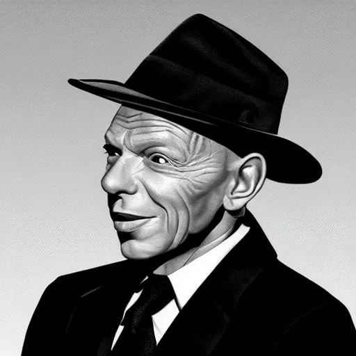 Prompt: photograph of frank sinatra, 2 0 2 0, 2 1 st century, modern, realistic face, highly detailed, 4 k