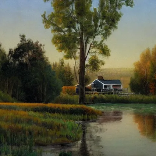 Image similar to farmhouse beside a lake, Glen Chadbourne, Darrell K Sweet