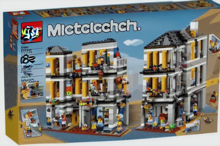 Image similar to mc escher 1 9 8 5 lego set