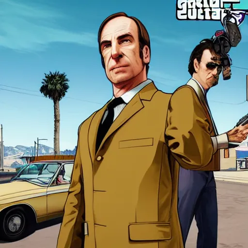 Image similar to GTA box cover art for Better Call Saul, Grand Theft Auto, GTA cover art