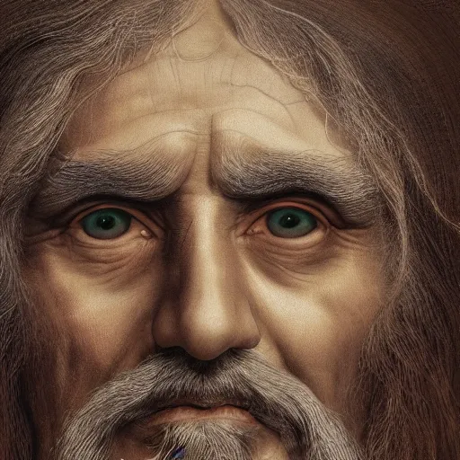 Prompt: the true face of god, high detail, 4 k, illustration