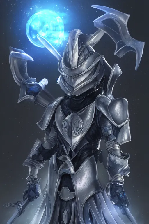 Image similar to helmet armor guardian destiny in witch queen illumination ray tracing hdr fanart arstation by sung choi robot ninja mask and eric pfeiffer and gabriel garza and casper konefal