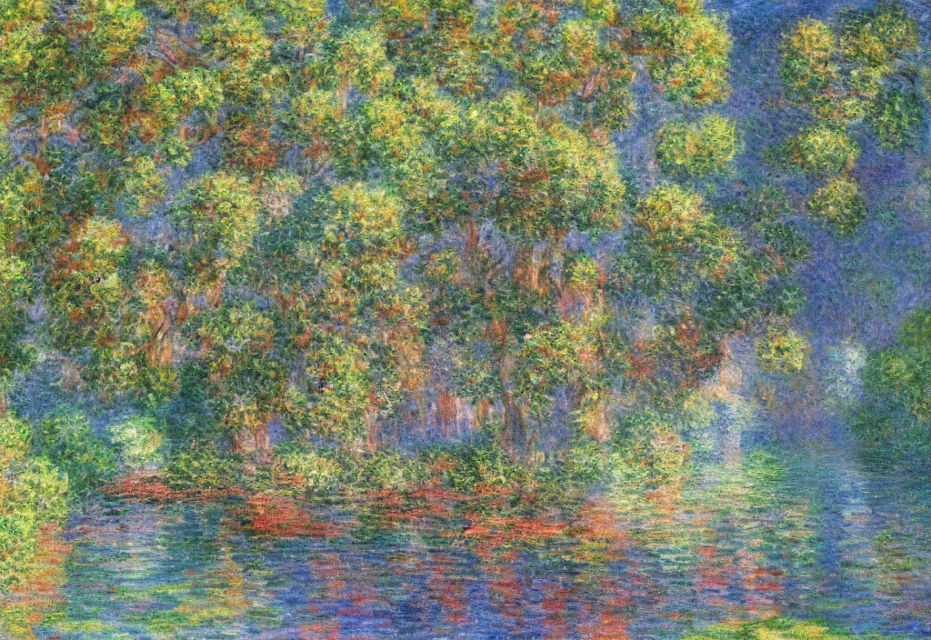 Image similar to very anime scenery, very anime in impressionist style, trending artwork, anime painter studio, by claude monet