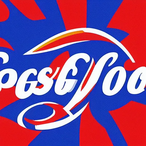 Image similar to pepsi logo concept art