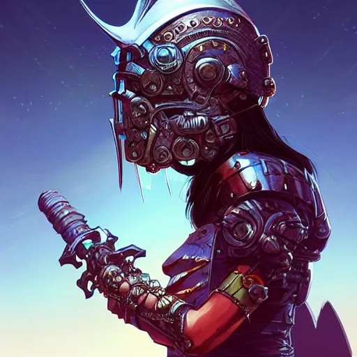 Image similar to cyberpunk viking helmet mask warrior goddess robot ninja fantasy, art gta 5 cover, official fanart behance hd artstation by jesper ejsing, by rhads, makoto shinkai and lois van baarle, ilya kuvshinov, ossdraws