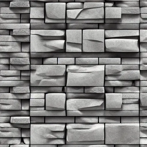 Prompt: stylized stone cladding texture, unreal engine