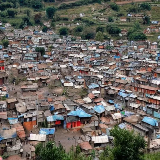 Image similar to slums in Europe