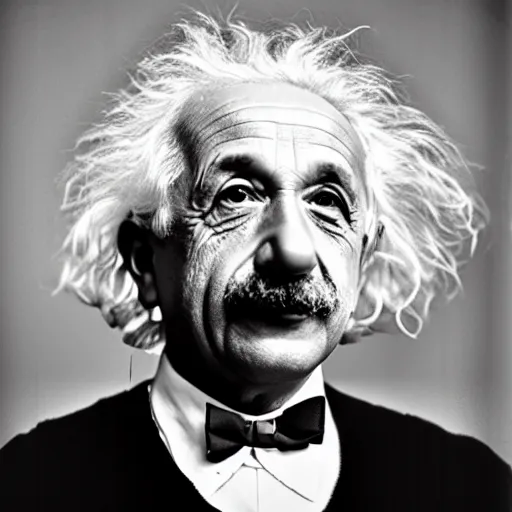 Prompt: Albert Einstein, shot by Robert Mapplethorpe