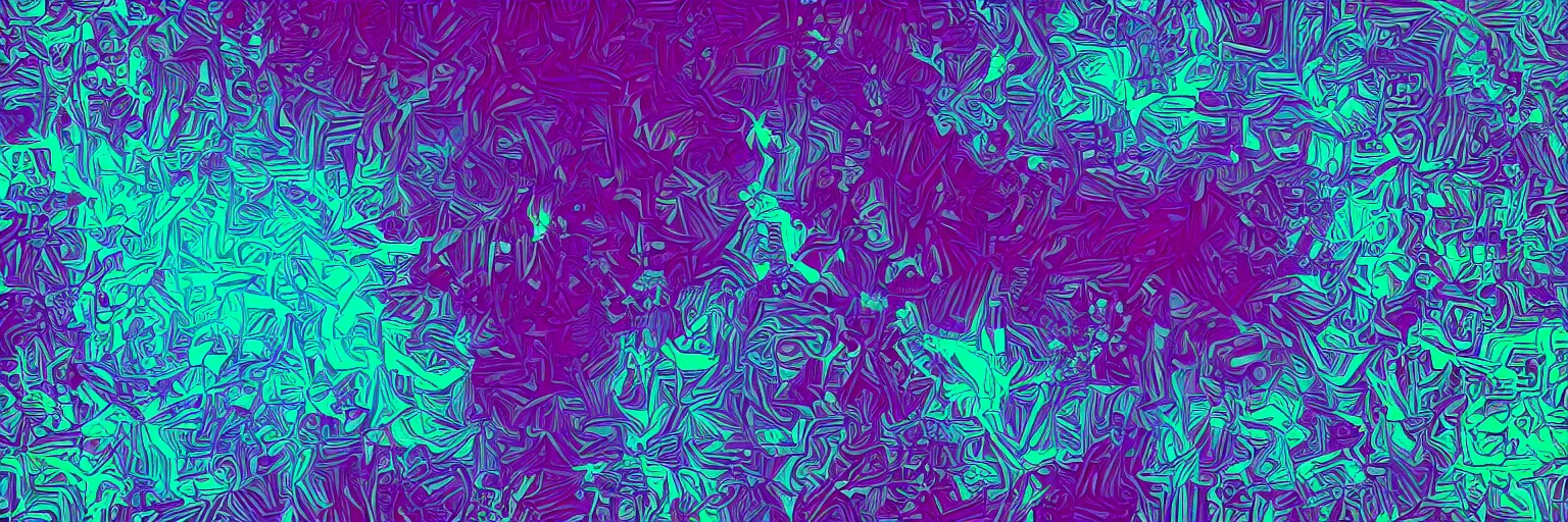 Prompt: abstract cyberpunk club pattern, neon fractals