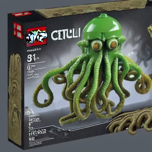 Image similar to lego set of cthulhu lovecraftian