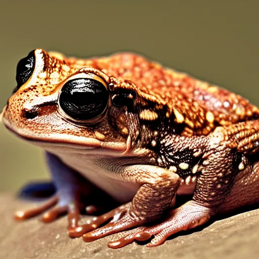 Prompt: macro hyper-realistic hypnotoad