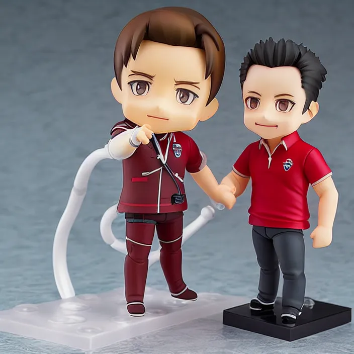 Prompt: a anime nendoroid of elon musk, car tesla 3, figurine, product photo, detailed