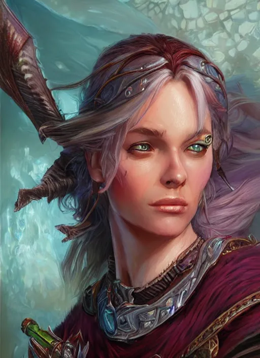 Prompt: ugly female, ultra detailed fantasy, dndbeyond, bright, colourful, realistic, dnd character portrait, full body, pathfinder, pinterest, art by ralph horsley, dnd, rpg, lotr game design fanart by concept art, behance hd, artstation, deviantart, hdr render in unreal engine 5