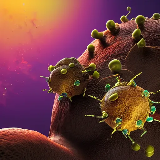 Image similar to coronavirus, coronaviridae, 3 d concept render, scientifically accurate, cgsociety